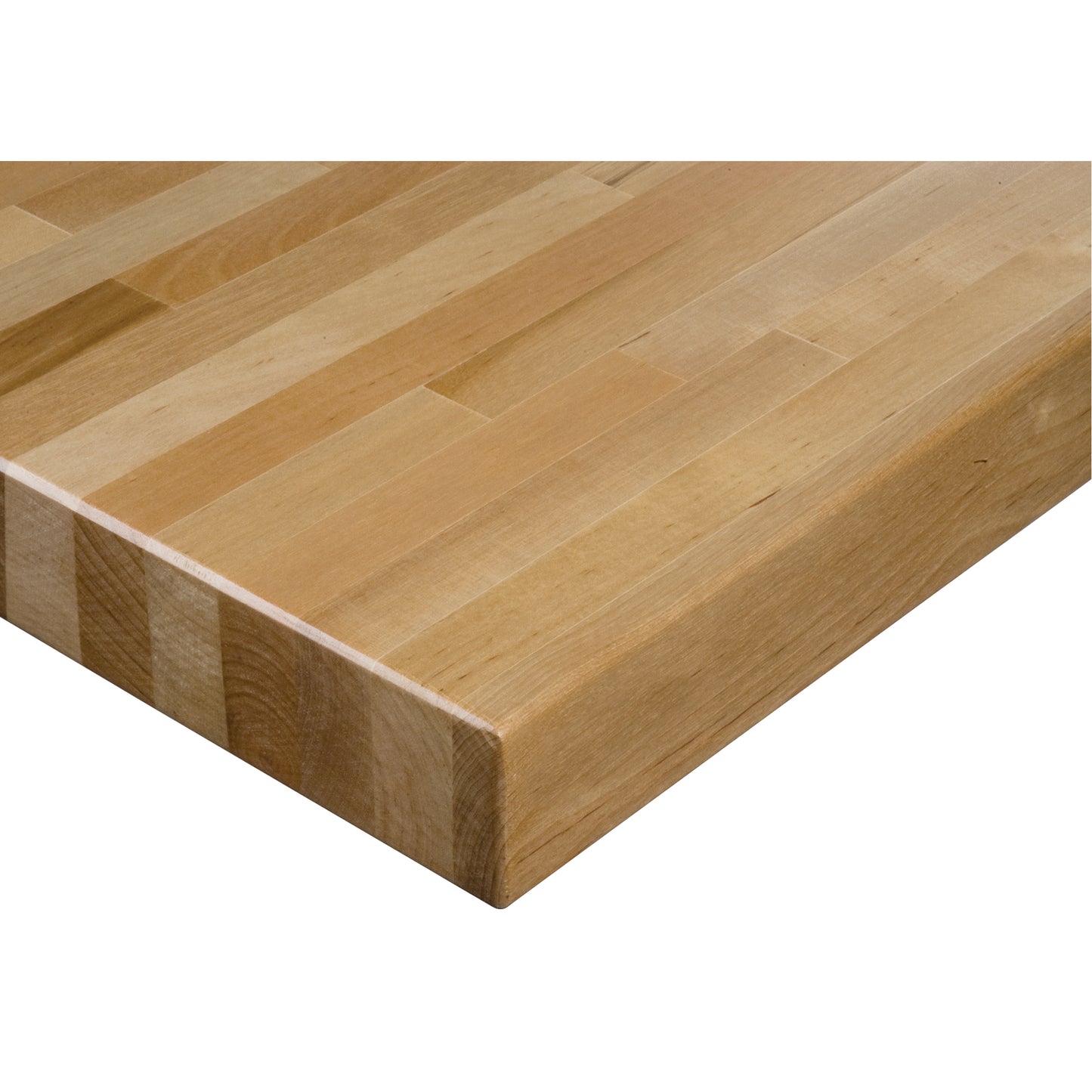 Laminated Hardwood Workbench Top, 60" W x 24" D, Square Edge, 1-3/4" Thick