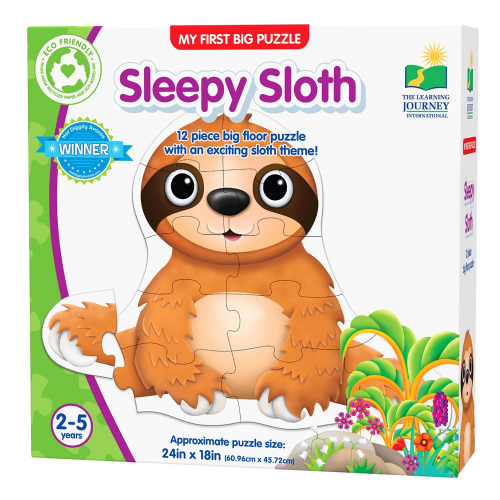 MY FIRST BIG FLOOR PUZZLE - SLEEPY SLOTH (Case of 10)