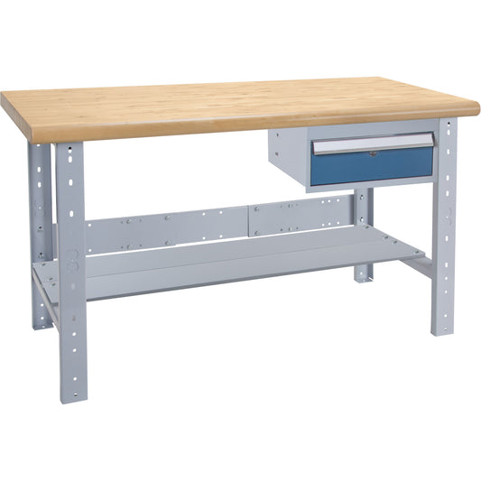 Heavy-Duty Workbench, 1500 lbs. Cap., 60" W x 36" D, 34" H