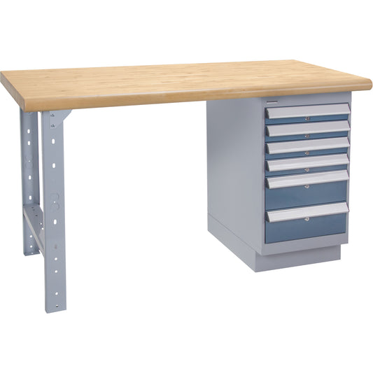 Pre-Designed Workbench, 2500 lbs. Cap., 60" W x 30" D, 34" H