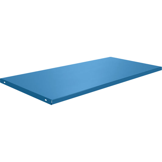 Cabinet Workbench - Shelves, 58 3/4" x 300 lbs. Capacity, Steel, Blue
