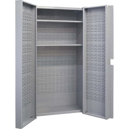 Deep Door Combination Cabinet, 38" W x 24" D x 72" H, Grey
