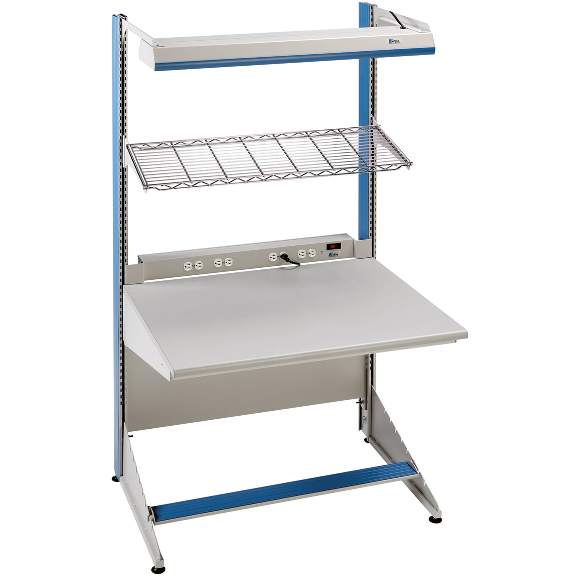 Arlink Preconfigured Workstation, 48" W x 28" D x 84" H, Single Sided Starter