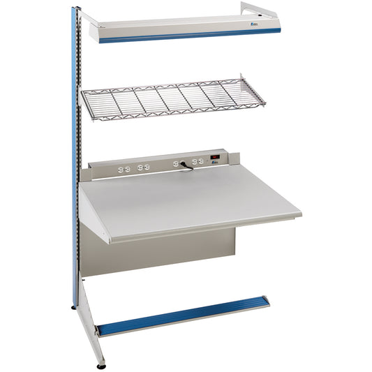 Arlink Preconfigured Workstation, 60" W x 28" D x 84" H, Single Sided Add-On