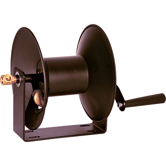 Manual Rewind Reel, Single Hose, 16-3/4" W x 10-1/2" D x 11-1/2" H