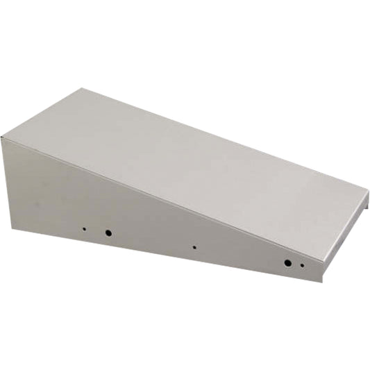 Clean Line™ Economy Lockers Slope Top, 3 Bank, 18" D x 36" W x 6" H, Grey, Steel
