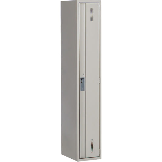 Concorde™ Heavy-Duty Lockers, 12" x 18" x 72", Steel, Grey, Welded (Assembled)