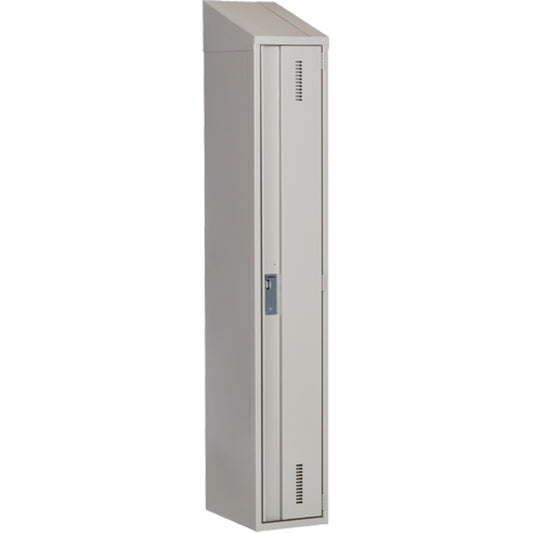 Concorde™ Heavy-Duty Lockers, 12" x 18" x 78", Steel, Grey, Welded (Assembled)