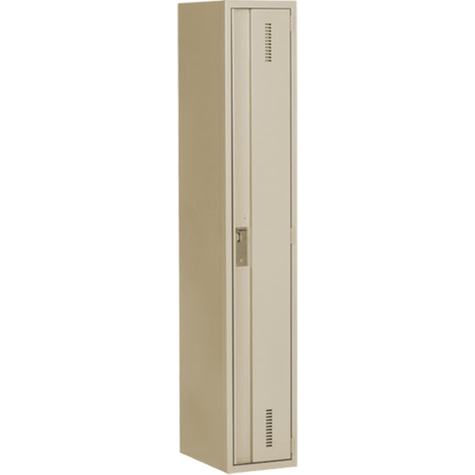 Concorde™ Heavy-Duty Lockers, 12" x 18" x 72", Steel, Beige, Welded (Assembled)