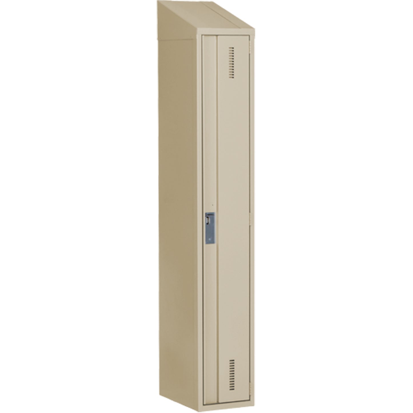Concorde™ Heavy-Duty Lockers, 12" x 18" x 78", Steel, Beige, Welded (Assembled)