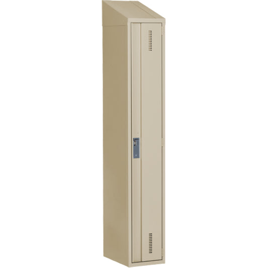 Concorde™ Heavy-Duty Lockers, 12" x 18" x 78", Steel, Beige, Welded (Assembled)