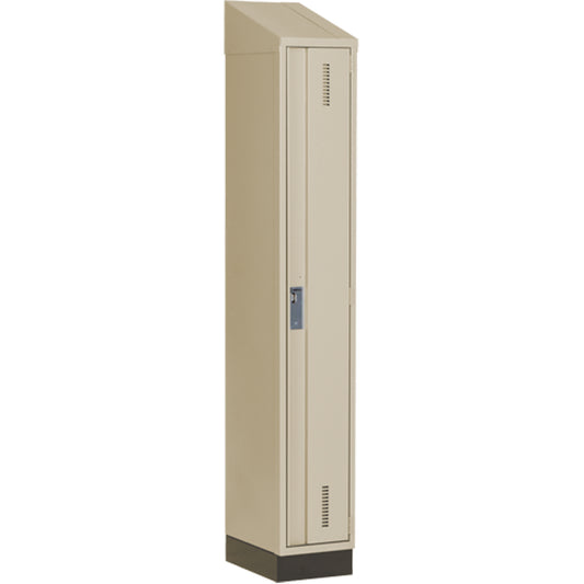 Concorde™ Heavy-Duty Lockers, 12" x 18" x 82", Steel, Beige, Welded (Assembled)