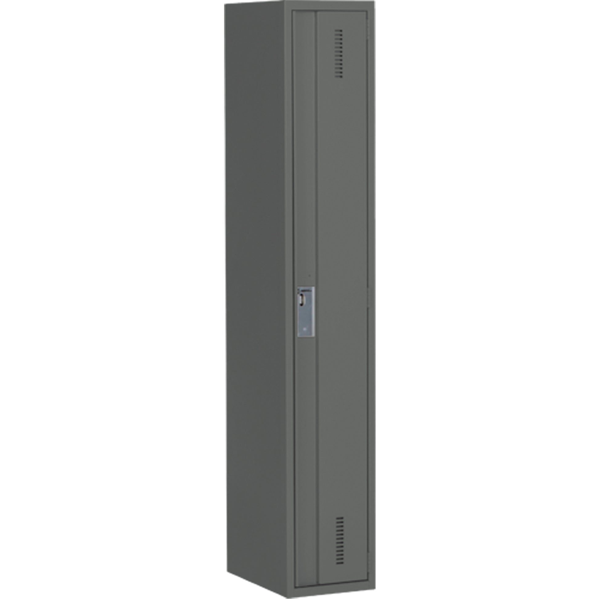 Concorde™ Heavy-Duty Lockers, 12" x 18" x 72", Steel, Charcoal, Welded (Assembled)