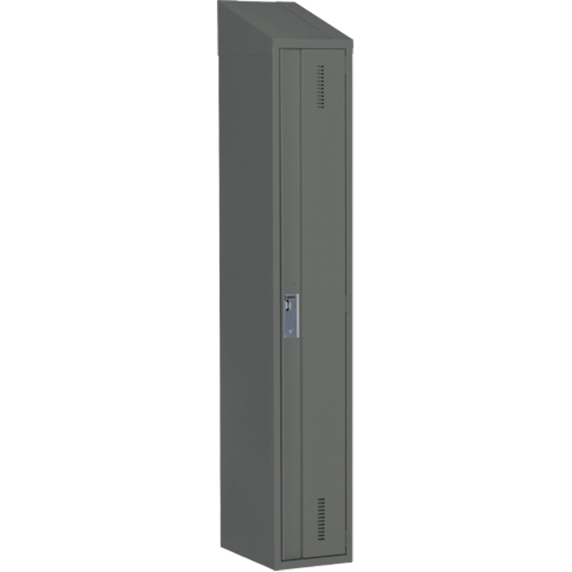 Concorde™ Heavy-Duty Lockers, 12" x 18" x 78", Steel, Charcoal, Welded (Assembled)