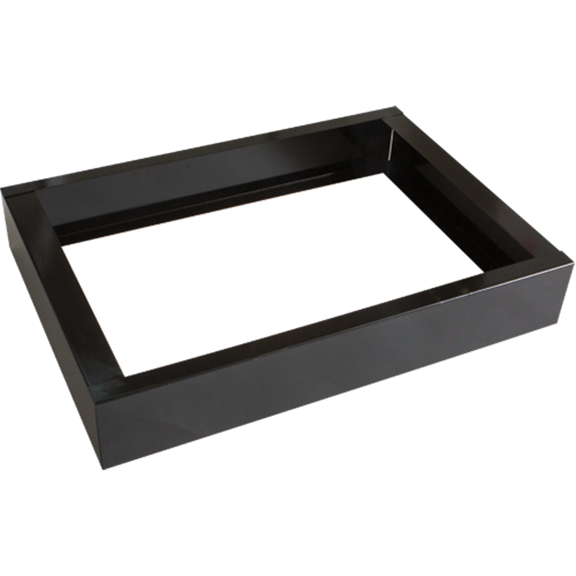 All-Welded Concorde™ - Heavy-Duty Lockers Recessed Base, 2 Banks, 4" H x 24" W x 17" D, Black, Steel