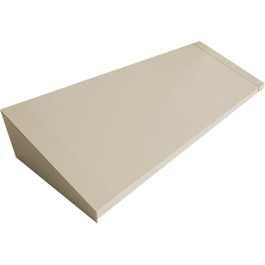 All-Welded Concorde™ - Heavy-Duty Lockers Sloping Top, 4 Bank, 18" D x 48" W x 6" H, Beige, Steel