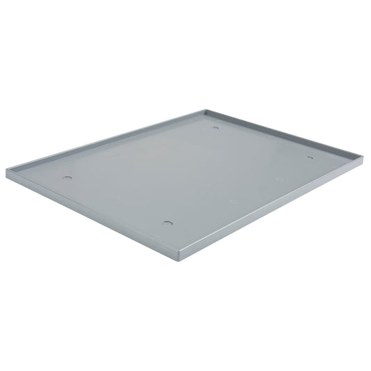 Locker Base Insert, Fits Locker Size 12" x 18", Dark Grey, Plastic