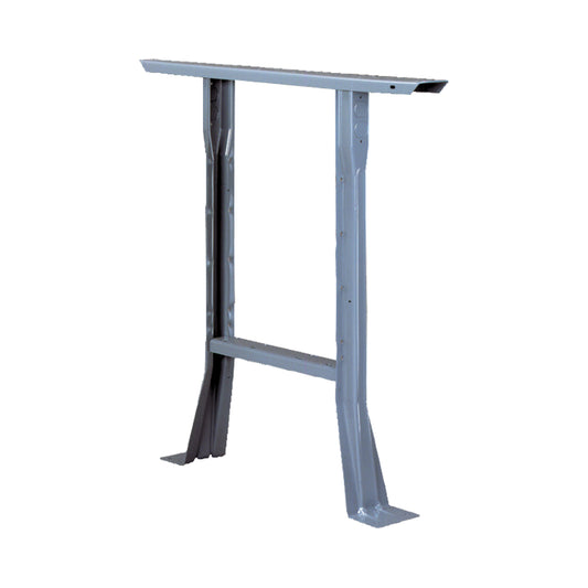 Flared Workbench Leg, Steel, 30" D x 28" H, Single