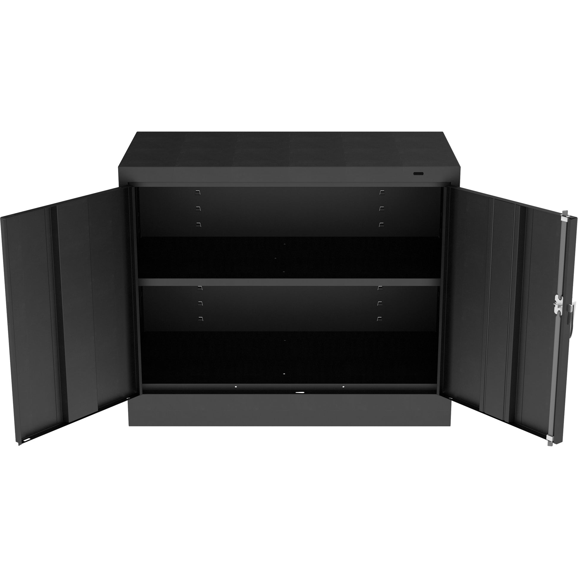 Standard Desk-High Cabinet, Steel, 30" H x 36" W x 18" D, Black