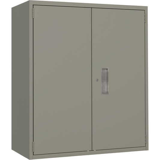 Lo-Boy Storage Cabinet, Steel, 2 Shelves, 40" H x 36" W x 18" D, Grey