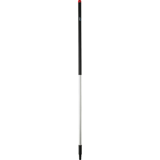 Transport Line Handle, Aluminum/Polypropylene, Ergonomic, Euro Threaded Tip, 1-1/4" Diameter, 59" Length