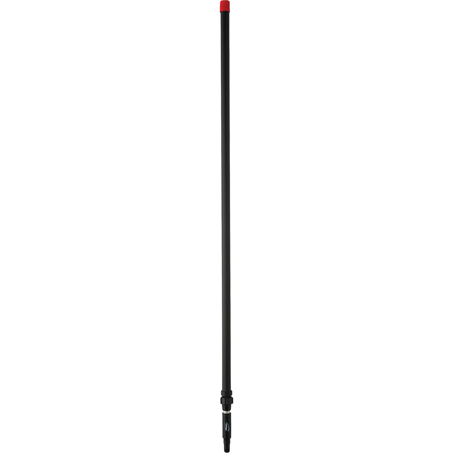 Transport Line Handle, Aluminum/Polypropylene, Telescopic, Euro Threaded Tip, 1-1/4" Diameter, 63" - 109" Length