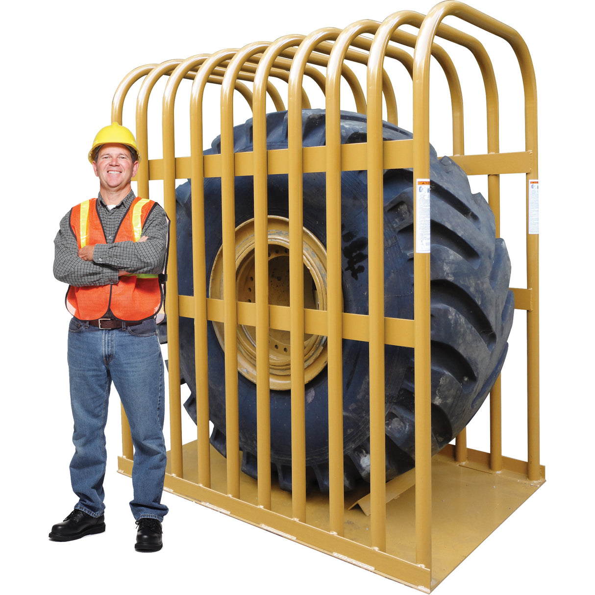T111 10-Bar Earthmover Tire Inflation Cage