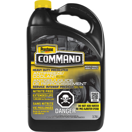 Command® Heavy-Duty Nitrate-Free Extended Life 50/50 Antifreeze/Coolant, 3.78 L, Jug