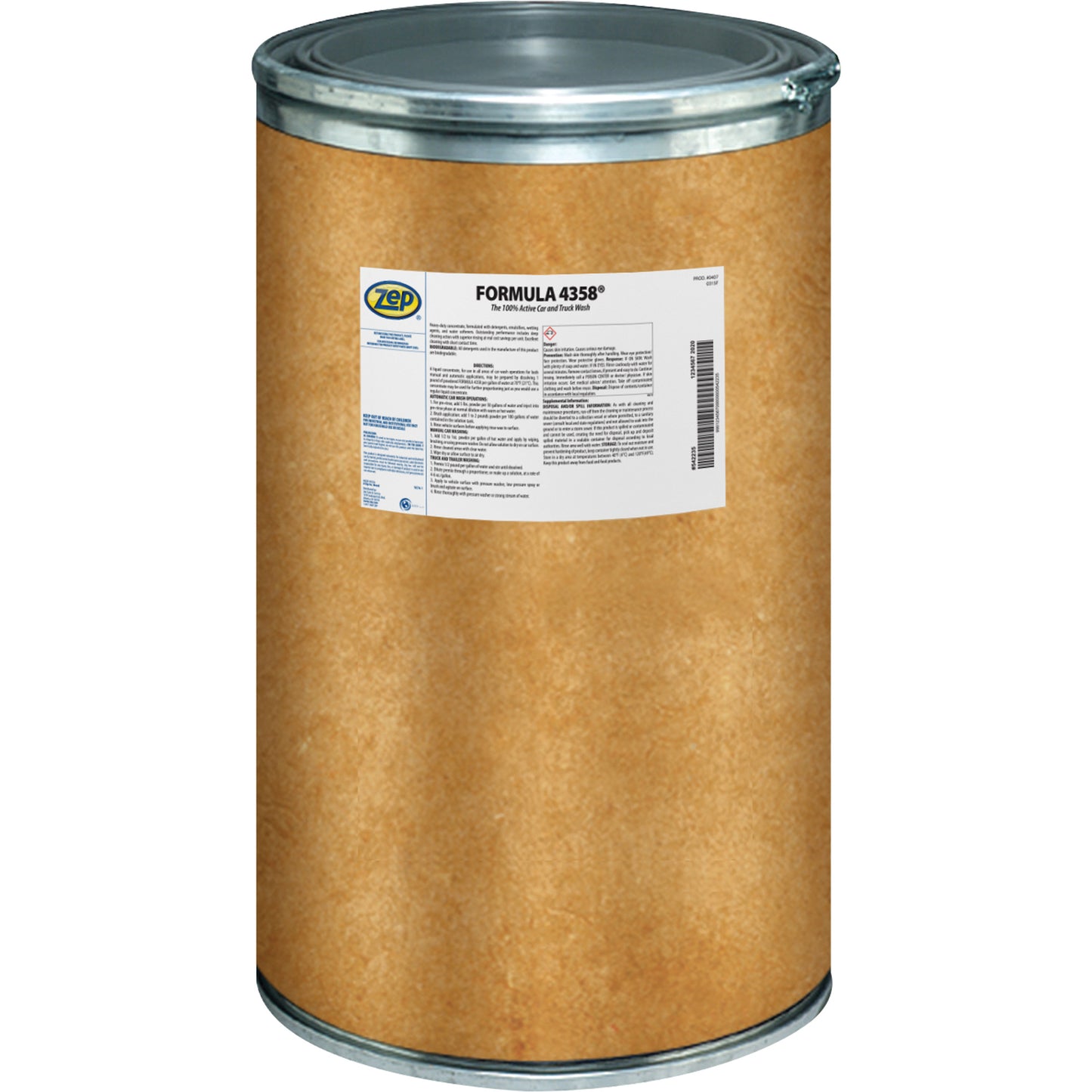 Formula 4358 Heavy-Duty Powdered Detergent, 45 kg, Drum