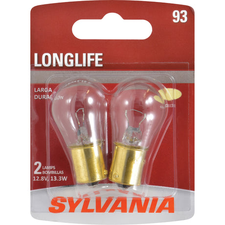 93 Long Life Mini Automotive Bulb, Incandescent, 13.3 W