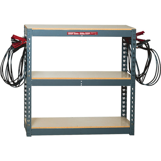 Battery Charging Rack with 10 Clamp Sets