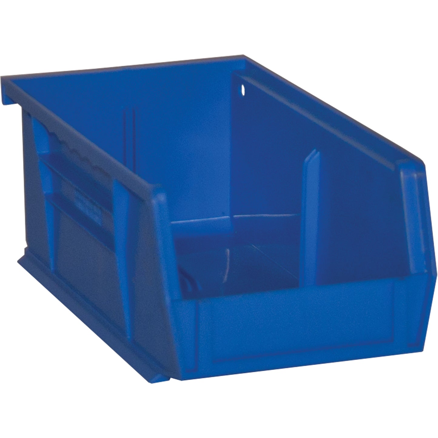 Hook-On Bins, 4" W x 3" H x 7" D, Blue, 10 lbs. Capacity