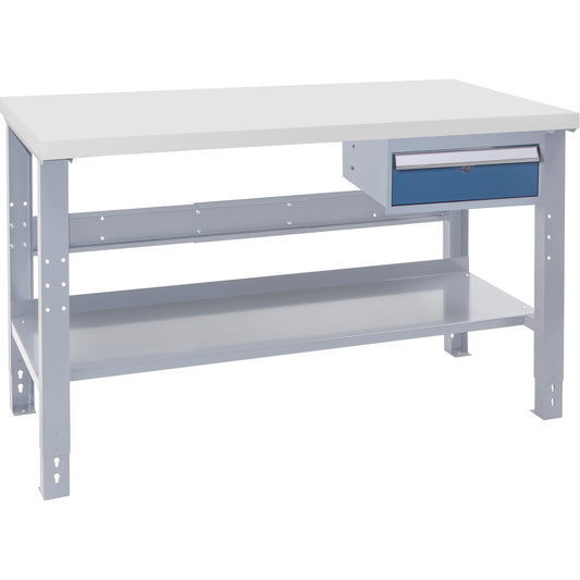 Industrial Duty Workbench, 72" W x 30" D x 34" H, 1000 lbs. Capacity