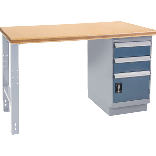 Industrial Duty Workbench, 36" W x 72" D x 34" H, 1000 lbs. Capacity