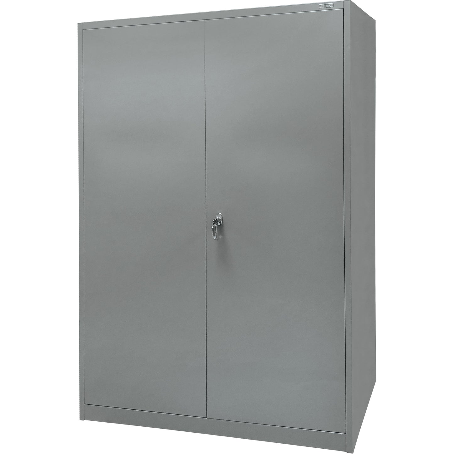 Storage Cabinet, Steel, 4 Shelves, 78" H x 48" W x 24" D, Grey