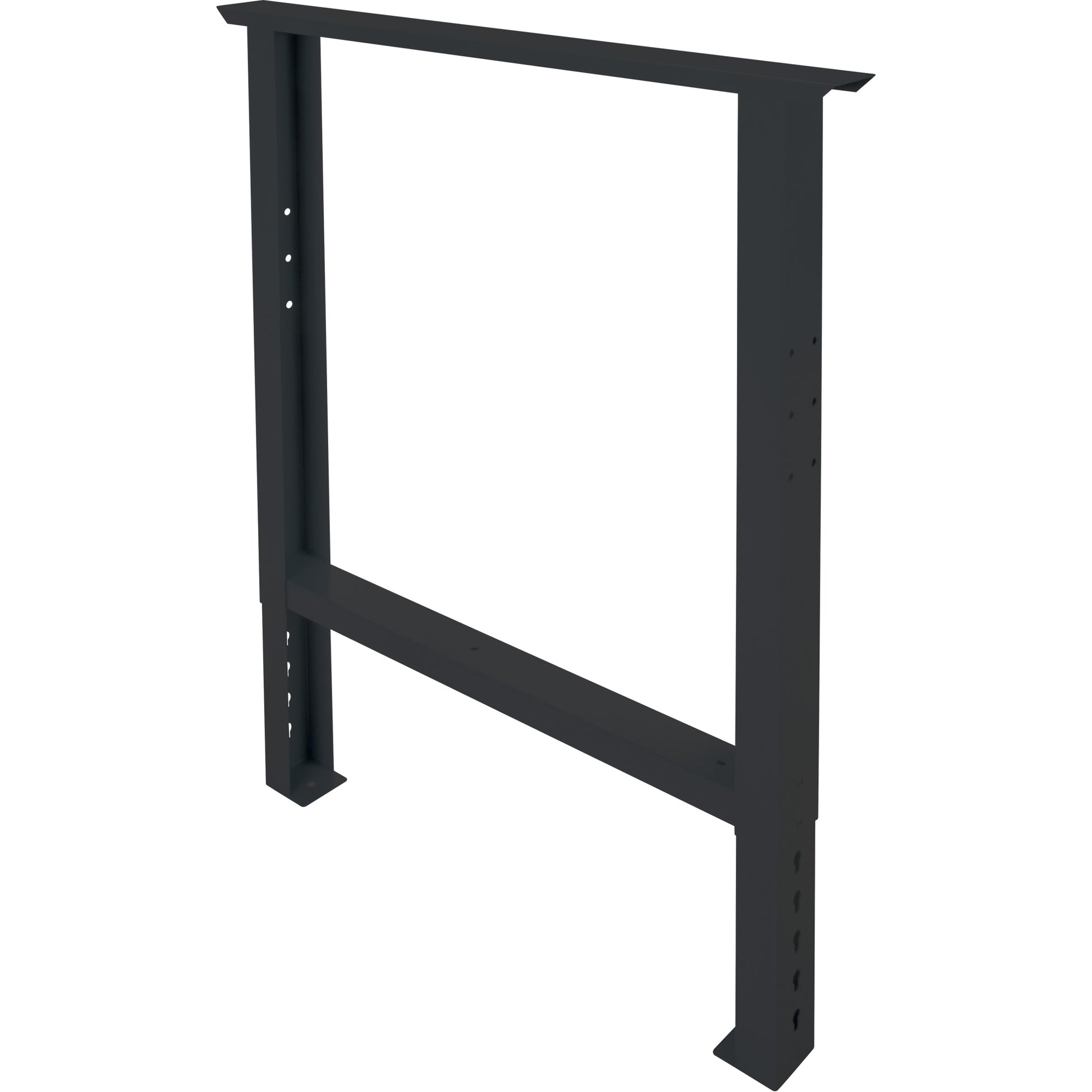 Industrial Duty Leg for Workbench, Steel, 30" D x 34" H, Single
