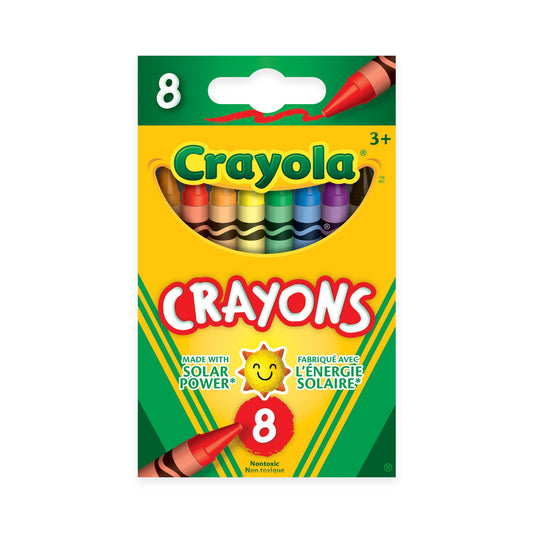 Crayola Crayons, 8 Count (Case of 24)