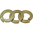 Spring Washer, 5/16", Yellow Zinc