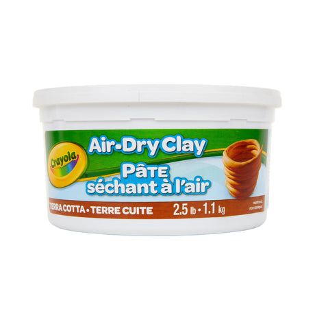 Crayola Air-Dry Clay, Terra Cotta (Case of 4)