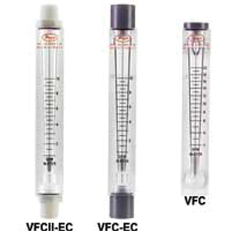 VFC In-Line Flow Meter - 5" Scale (No Valve), Tube