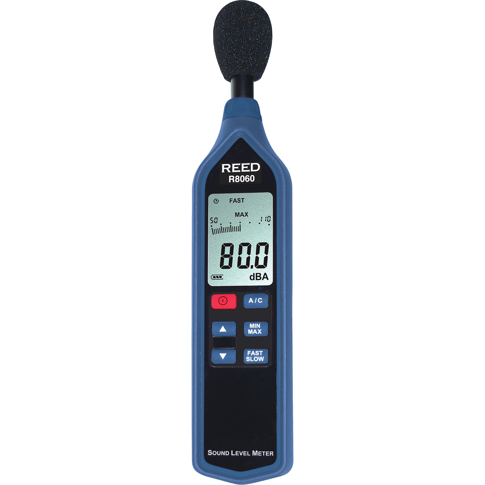 Sound Level Meter with ISO Certificate, 30 - 90 dB/50 - 110 dB/70 - 130 dB Measuring Range