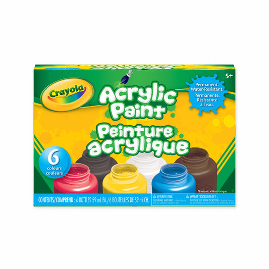 Crayola Acrylic Paint (Case of 6)