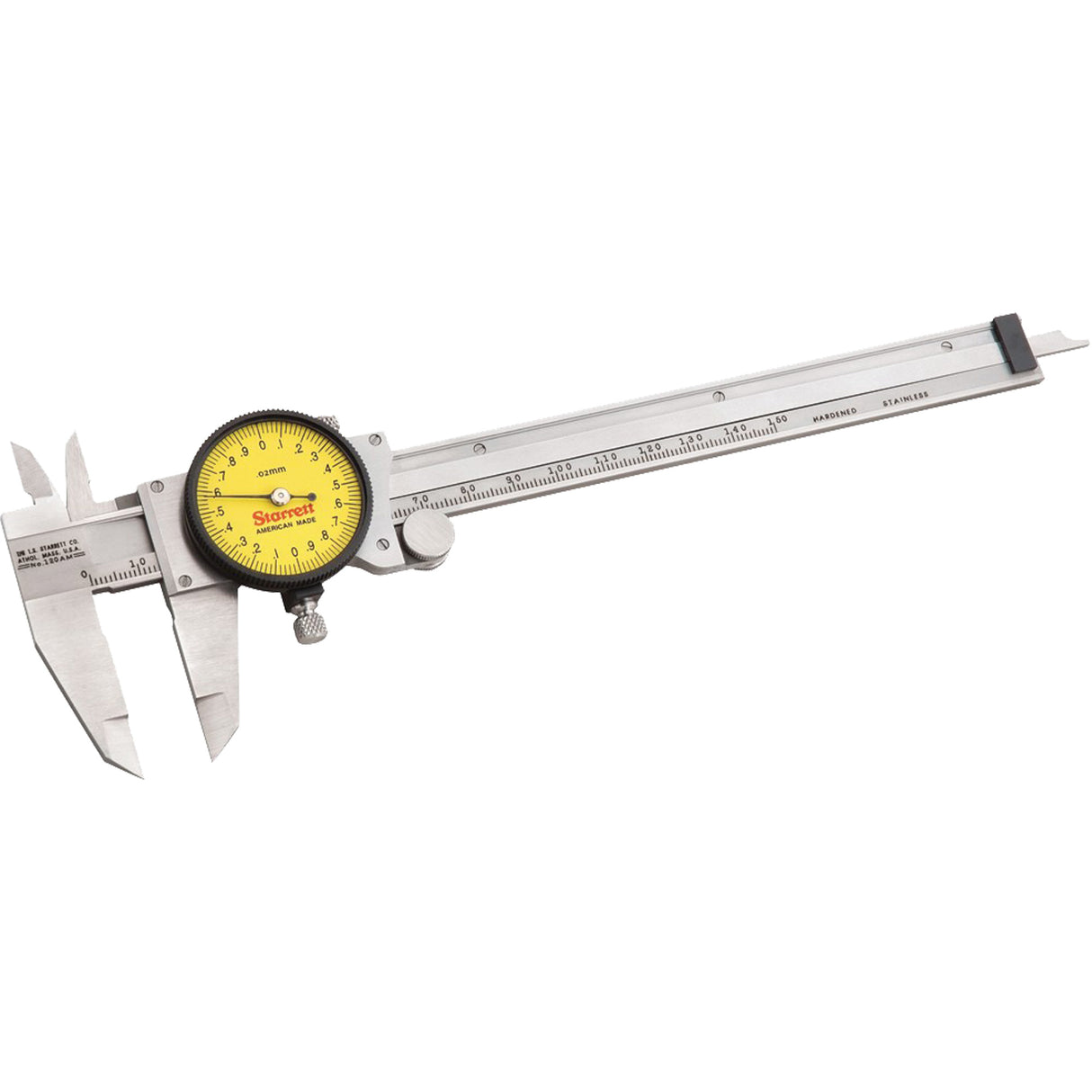 Dial Caliper, 0.02 mm Resolution, 150 mm Range