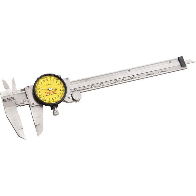 Dial Caliper, 0.02 mm Resolution, 150 mm Range