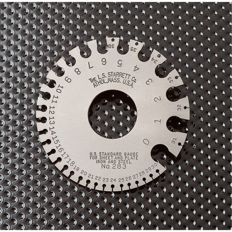 U.S. Standard Gauges - Hardened - Sheet, Plate Iron and Steel Gauge