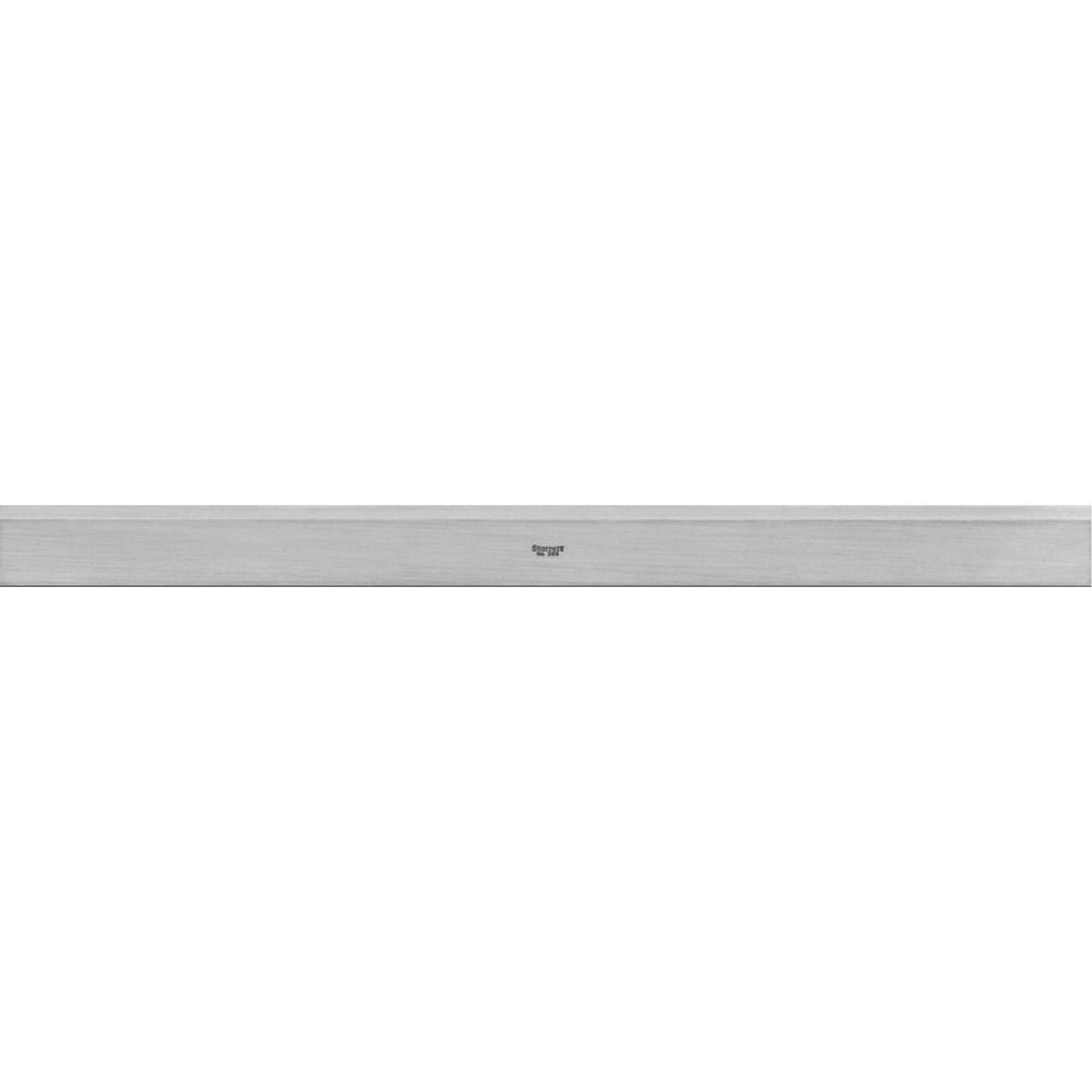 385 Series Steel Straight Edge with Bevel, 18" L, 1-13/32" W, 11/64" Thickness