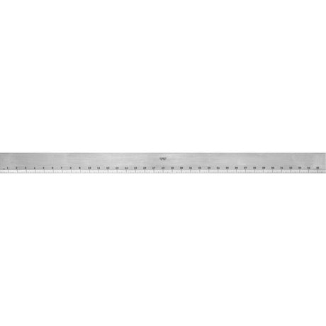 387 Series Steel Straight Edge with Bevel & Graduated Edge, 36" L, 2-13/32" W, 7/32" Thickness