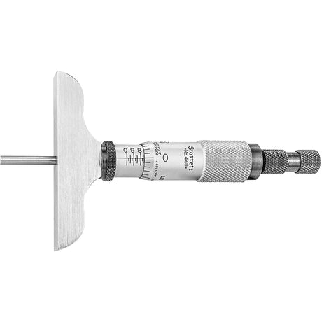 440 Series Depth Micrometer, With Ratchet Stop, 0" - 3"