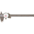 Dial Calipers, 0.1" Resolution, 6" Range