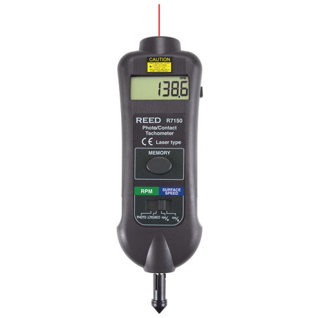Professional Dual Function Tachometer, Contact/Photo (Non Contact)